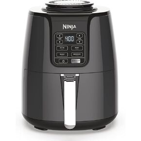 Ninja AF150AMZ Air Fryer XL, 5.5 Qt. Capacity that can Air Fry, Air Roast, Bake, Reheat & Dehydrate, with Dishwasher Safe, Nonstick Basket & Crisper Plate and a Chef-Inspired Recipe Guide, Grey