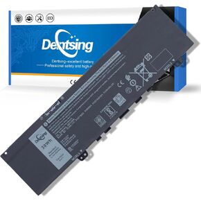 Dentsing F62G0 39DY5 Laptop Battery for Dell Inspiron 13 7000 i7373 7373 7386 2-in-1 7370 7380 5370 P83G P87G P91G P83G001 P83G002 P87G001 Vostro 13 5370 039DY5 0F62G0 RPJC3 0RPJC3 F62GO 11.4V 38WH