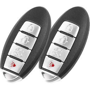 Keyless Entry Remote Key Fob Compatible with Nissan Altima 2007-2012 Maxima 2009-2014 Versa 2007-2012 Infiniti EX35 G35 G37 G25 Q60 Q40 FCCID: KR55WK48903 KR55WK49622 2PCS