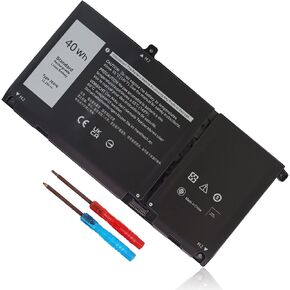 JK6Y6 Laptop Battery for Dell Latitude 3410 3510 Vostro 5300 5401 5501 Inspiron 5300 5401 5408 5501 5508 5400 7405 7300 7500 2-in-1 Silver Series 0C5KG6 0CF5RH C5KG6 CF5RH H5CKD 11.25V 40WH