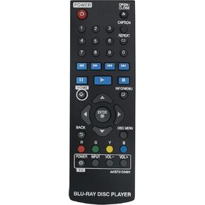 AKB75135401 Replaced Remote fit for LG 4K Blu-ray Disc Player UBK80 UP870 UP875 BP255 BP350 BP255-N BP350-N BP340 BPM25 BP135 BP145 BP145N BP155 BP155N BP165 BP165N BP240 BP240N BP250 BP255N BP300