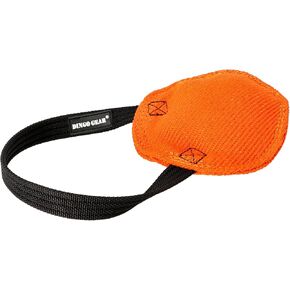 Dingo Gear Dog Tug Ball 4" for Strong Tugger, Bite Training, IGP, K9, Fun, Red S02780