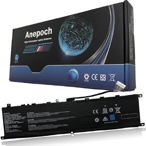 استبدال بطارية الكمبيوتر المحمول BTY-M6M لجهاز MSI Creator 15 A10SD A10SF GS66 Stealth 10SFS 10SGS 10SE-045 10UG GE66 Raider 10SFS WS66 10TMT-207US GE76 Raider 10UH Series Notebook 15.2V 99Wh 6250mAh in Kuwait