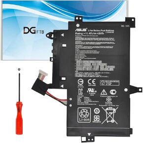 New B31N1345 Laptop Battery Replacement for ASUS Transformer Book Flip TP500L TP500LA TP500LB TP500LN TP500LA-EB31T TP500LA-DS71T TP500LA-UB31T 0B200-00990100 B31BN9H (11.4V 48Wh/4100MAH/6Cell)