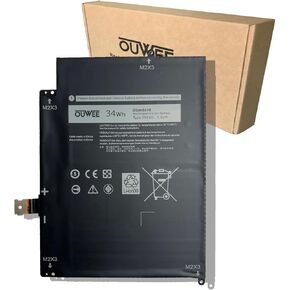 YX0XH Laptop Battery Compatible with Dell Latitude 7285 2-in-1 Series Notebook Screen Battery 0YX0XH OWYCVV 0WYCVV C668F 0C668F 7.6V 34Wh 4250mAh