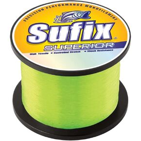 Sufix Superior 1/4-Pound Spool Size Fishing Line (Yellow, 12-Pound)