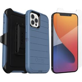 OtterBox iPhone 12 & iPhone 12 Pro (Only) - Defender Series Case - Berry Potion - Holster Clip Included - with Screen Protector - Microbial Defense Protection - Non-Retail Packaging