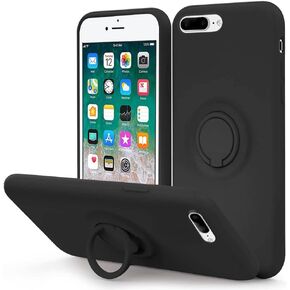 MOCCA for iPhone 11 Case with Ring Kickstand | Super Soft Microfiber Lining | Anti-Scratch Liquid Silicone Shock-Absorbing Case for iPhone 11 - Pink Sand