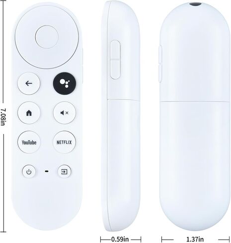 جهاز التحكم عن بعد الصوتي البديل مناسب لمشغل وسائط Google Chromecast 4k Snow Streaming Media Player G9N9N GA01920-US GA01919-US GA01919-US GA01919REM GA02464-US GA02463-US GA01409-US GA01923-US (جهاز التحكم عن بعد فقط) in Saudi Arabia