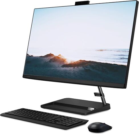 كمبيوتر مكتبي Lenovo IdeaCentre 3 الكل في واحد، شاشة لمس 27 بوصة FHD، الجيل الثاني عشر Intel Core i5-1240P، ذاكرة الوصول العشوائي 16 جيجابايت، 2 تيرابايت PCIe SSD، كاميرا ويب، RJ-45، Wi-Fi 6، لوحة مفاتيح وماوس لاسلكي، Windows 11 Home in Saudi Arabia