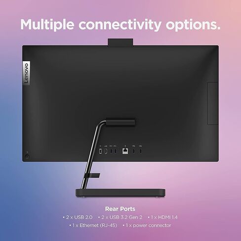 كمبيوتر مكتبي Lenovo IdeaCentre 3 الكل في واحد، شاشة لمس 27 بوصة FHD، الجيل الثاني عشر Intel Core i5-1240P، ذاكرة الوصول العشوائي 16 جيجابايت، 2 تيرابايت PCIe SSD، كاميرا ويب، RJ-45، Wi-Fi 6، لوحة مفاتيح وماوس لاسلكي، Windows 11 Home in Saudi Arabia