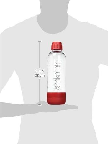 DrinkMate Carbonation Bottles (Twin-Pack) (1L, Black) in Kuwait