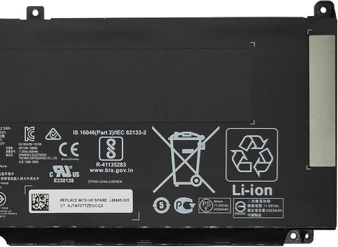 IZKROR PG03XL 52.5Wh استبدال بطارية HP Pavilion Gaming 15-DK 15-ec 15-ec0000 16-A00000 15t-DK100 15z-EC200 OMEN 5X FPC52 Series HSTNN-OB1I HSTNN-DB9G L48495-005 L48430-AC1 L4843 0-AC2 11.55 فولت in Kuwait