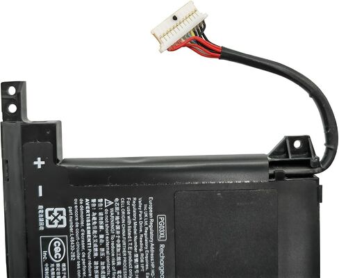 IZKROR PG03XL 52.5Wh استبدال بطارية HP Pavilion Gaming 15-DK 15-ec 15-ec0000 16-A00000 15t-DK100 15z-EC200 OMEN 5X FPC52 Series HSTNN-OB1I HSTNN-DB9G L48495-005 L48430-AC1 L4843 0-AC2 11.55 فولت in Kuwait