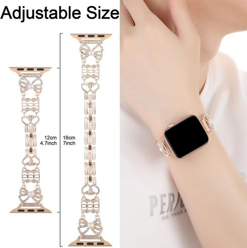 Bling Bracelet Band Compatible with Apple Watch Bands for Women in Saudi Arabia
