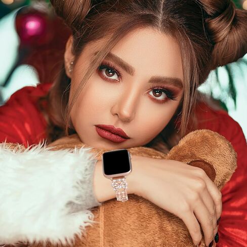 Bling Bracelet Band Compatible with Apple Watch Bands for Women in Saudi Arabia