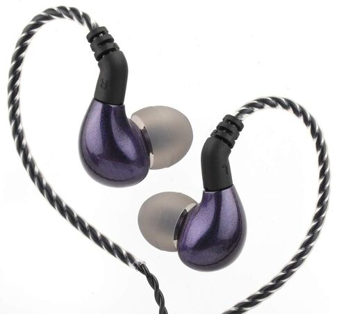 Linsoul BLON BL03 HiFi 10mm Carbon Diaphragm Dynamic Driver in-Ear Earphone IEM with 0.78mm 2pin Detachable Cable (with mic, Silver) in Saudi Arabia