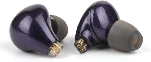 Linsoul BLON BL03 HiFi 10mm Carbon Diaphragm Dynamic Driver in-Ear Earphone IEM with 0.78mm 2pin Detachable Cable (with mic, Silver) in Saudi Arabia