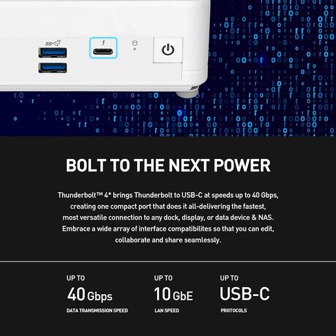 MSI كمبيوتر صغير كوبي 5: انتل كور i5-1235U، 8GB DDR4 (1×8GB) 2666MHz، 512GB SSD، واي فاي 6E، بلوتوث 5.2، ثاندربولت C، شاشة مزدوجة، كفاءة الطاقة، اسود، ويندوز 11 برو: 12M-028US in Kuwait