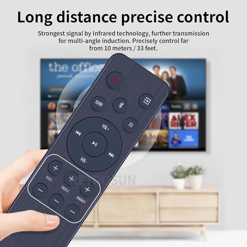 EN212FD1H Soundbar Replacement Remote Control Compatible for Hisense 2.1 CH Sound Bar System HS212F HS219 in Saudi Arabia