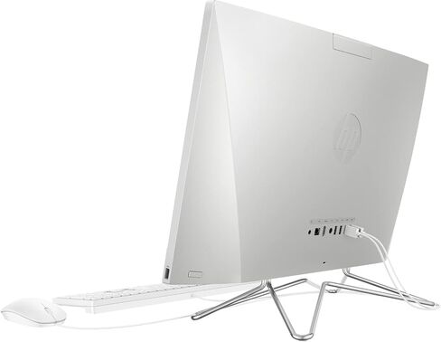 HP 2022 أحدث كمبيوتر مكتبي الكل في واحد، شاشة لمس FHD مقاس 23.8 بوصة، Intel Core i7-10510U، ذاكرة الوصول العشوائي 16 جيجابايت، 512 جيجابايت SSD، واي فاي، HDMI، RJ-45، كاميرا ويب، لوحة مفاتيح وماوس سلكية، Windows 11 Home، فضي in Saudi Arabia