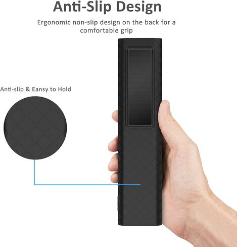 Remote Case for Samsung Smart TV 2022 BN59-01385 BN59-01386 BN59-01391 TM2280E Funda Remote Solar Charging,Silicone Protective Cover,Hanging Rope (Black) in Saudi Arabia