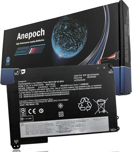 استبدال بطارية الكمبيوتر المحمول 00HW020 لجهاز Lenovo ThinkPad Yoga 460 P40 Yoga Series Notebook 00HW021 SB10F46458 SB10F46459 11.4V 53Wh 4540mAh in Kuwait