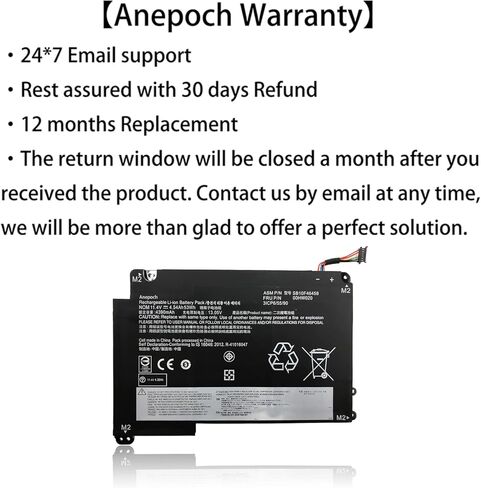 استبدال بطارية الكمبيوتر المحمول 00HW020 لجهاز Lenovo ThinkPad Yoga 460 P40 Yoga Series Notebook 00HW021 SB10F46458 SB10F46459 11.4V 53Wh 4540mAh in Kuwait