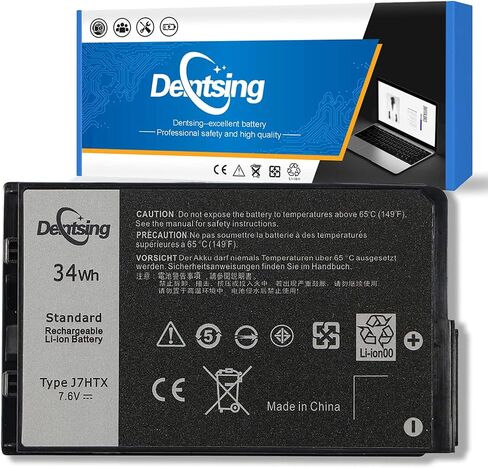 استبدال بطارية الكمبيوتر المحمول Dentsing J7HTX 7XNTR لجهاز Dell Latitude 12 7202 7212 سلسلة الأجهزة اللوحية الوعرة 02JT7D FH8RW J82G5 7.6V 34Wh 4342mAh in Saudi Arabia