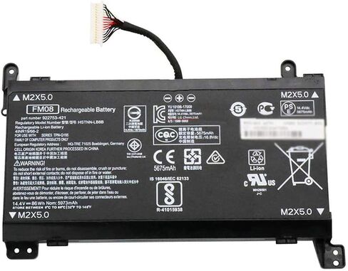 FM08 Replacement Compatible with HP Omen 17-AN000 Series 17-AN013TX 17-AN014TX 17-AN001CA 17-AN010CA 17-AN011DX 922752-421 922753-421 922976-855 [14.4V 86Wh 5973mAh ] in Saudi Arabia