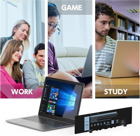 بطارية كمبيوتر محمول جديدة 38WH F62G0 39DY5 لأجهزة Dell Inspiron 13 7000 i7373 7373 7386 2 في 1 7370 7380 5370 P83G P87G P91G P83G001 P83G002 P87G001 Vostro 13 5370 39DY5 039DY 5 آر بي جي سي 3 0 آر بي جي سي 3 11.4 فولت in Saudi Arabia