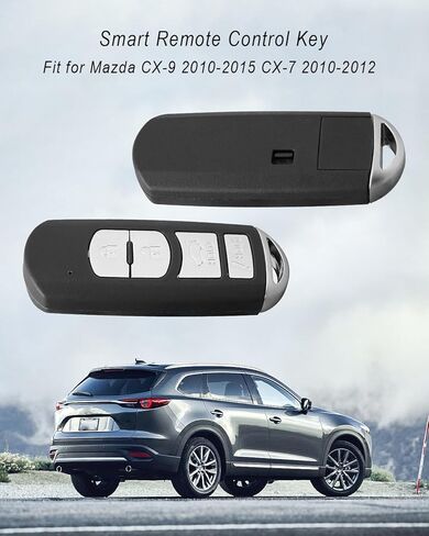 Key Fob Remote Fit for Mazda CX-9 2010-2015 CX-7 2010-2012 Keyless Entry Remote Control Replace TEY1-67-5RY 4 Buttons in Saudi Arabia