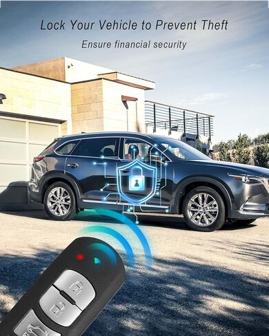 Key Fob Remote Fit for Mazda CX-9 2010-2015 CX-7 2010-2012 Keyless Entry Remote Control Replace TEY1-67-5RY 4 Buttons in Saudi Arabia