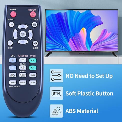 AH59-02196A Replacement Remote Control Compatible for Samsung Active Speaker Soundbar HT-WS1 HT-WS1G HT-WS1R HT-SB1R HT-SB1G HT-SB1 in Saudi Arabia