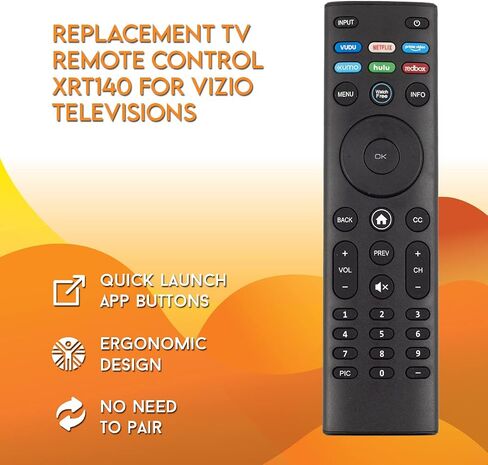 XRT260-V2 OEM Voice Remote Control for Vizio LED Smart TV V-Series 4K HDR Smart TV with Shortcut APP Buttons Disney+ Netflix Primevideo Watchfree in Saudi Arabia