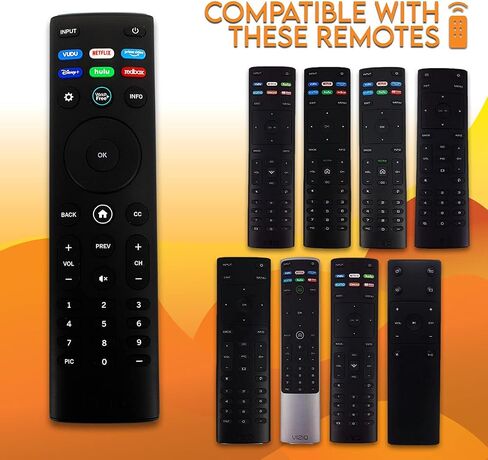 XRT260-V2 OEM Voice Remote Control for Vizio LED Smart TV V-Series 4K HDR Smart TV with Shortcut APP Buttons Disney+ Netflix Primevideo Watchfree in Saudi Arabia