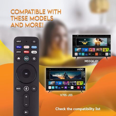 XRT260-V2 OEM Voice Remote Control for Vizio LED Smart TV V-Series 4K HDR Smart TV with Shortcut APP Buttons Disney+ Netflix Primevideo Watchfree in Saudi Arabia