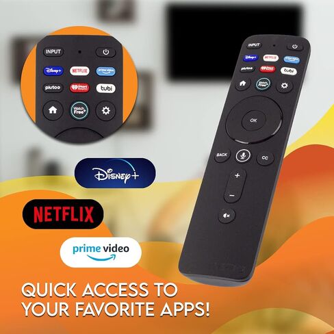 XRT260-V2 OEM Voice Remote Control for Vizio LED Smart TV V-Series 4K HDR Smart TV with Shortcut APP Buttons Disney+ Netflix Primevideo Watchfree in Saudi Arabia
