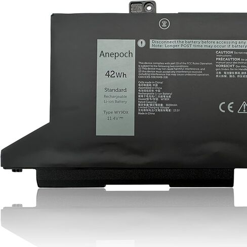 استبدال بطارية الكمبيوتر المحمول WY9DX لجهاز Dell Latitude 5420 5520 Precision 15 3560 Series RJ40G 01K2CF 075X16 0WK3F1 0M3KCN 005R42 11.4V 42Wh 3500mAh in Kuwait