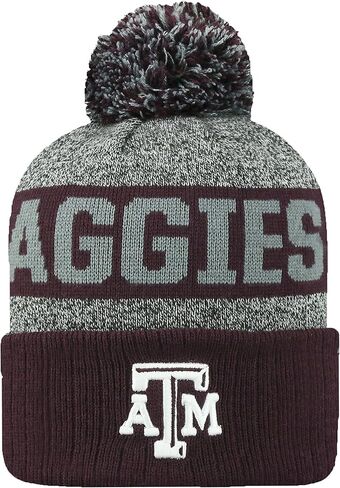 Top of the World NCAA Arctic Striped Cuffed Knit Pom Beanie Hat-Clemson Tigers in Saudi Arabia