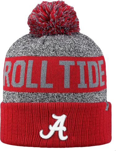 Top of the World NCAA Arctic Striped Cuffed Knit Pom Beanie Hat-Clemson Tigers in Saudi Arabia