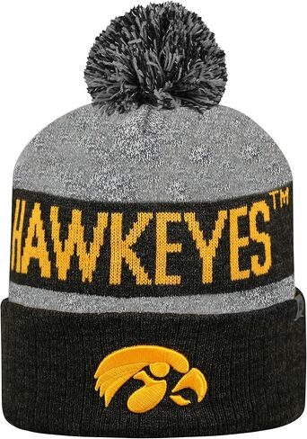 Top of the World NCAA Arctic Striped Cuffed Knit Pom Beanie Hat-Clemson Tigers in Saudi Arabia