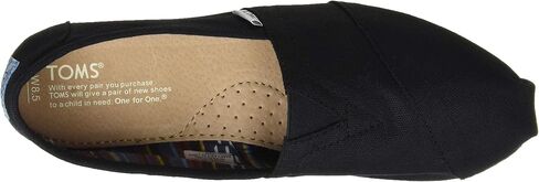 TOMS Womens Alpargata - Black in Saudi Arabia