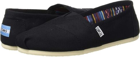 TOMS Womens Alpargata - Black in Saudi Arabia