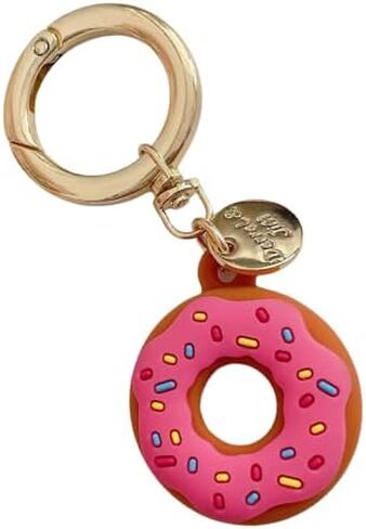 tenghong2021 3D Donuts Dessert Silicone Cover for Airtag Case Keychain Holder Anti-Lost Shockproof Protective Cover in Saudi Arabia
