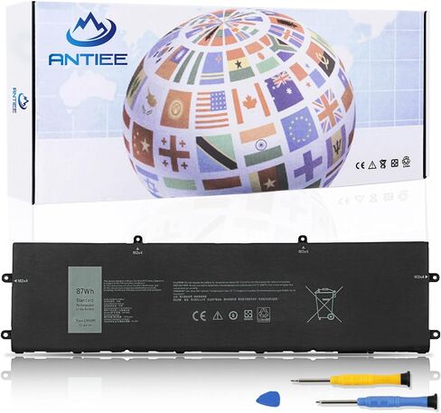 DWVRR 87Wh استبدال بطارية الكمبيوتر المحمول Dell Alienware x15 R1 R2 X17 R1 R2 Inspiron 16 7620 2 في 1، Alienware X15 R1 NAWX15R101 X17 RTX 3080 P48E Series Notebook 817GN 0817GN NR6MH 0NR6MH 7250mAh in Saudi Arabia