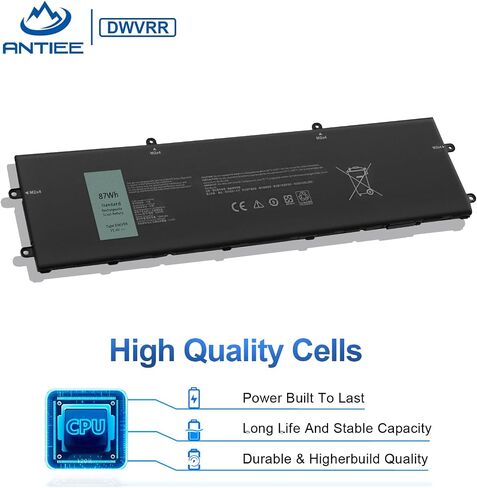 DWVRR 87Wh استبدال بطارية الكمبيوتر المحمول Dell Alienware x15 R1 R2 X17 R1 R2 Inspiron 16 7620 2 في 1، Alienware X15 R1 NAWX15R101 X17 RTX 3080 P48E Series Notebook 817GN 0817GN NR6MH 0NR6MH 7250mAh in Saudi Arabia