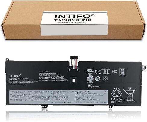 بطارية كمبيوتر محمول 60Wh L18M4PH0 متوافقة مع Lenovo Yoga C940-14IIL Yoga C940 14 SP/A Series Notebook L18C4PH0 5B10T11585 5B10T11586 5B10W67374 SB10W67323 [7.68V 60Wh 4-Cell] in Kuwait