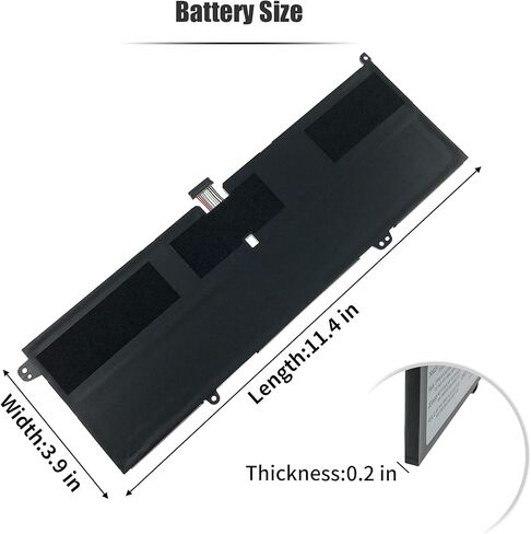 بطارية كمبيوتر محمول 60Wh L18M4PH0 متوافقة مع Lenovo Yoga C940-14IIL Yoga C940 14 SP/A Series Notebook L18C4PH0 5B10T11585 5B10T11586 5B10W67374 SB10W67323 [7.68V 60Wh 4-Cell] in Kuwait