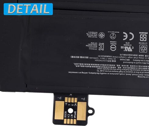 بطارية بديلة G3HTA056H متوافقة مع Microsoft Surface Pro X 13 بوصة 5249 مللي أمبير in Saudi Arabia
